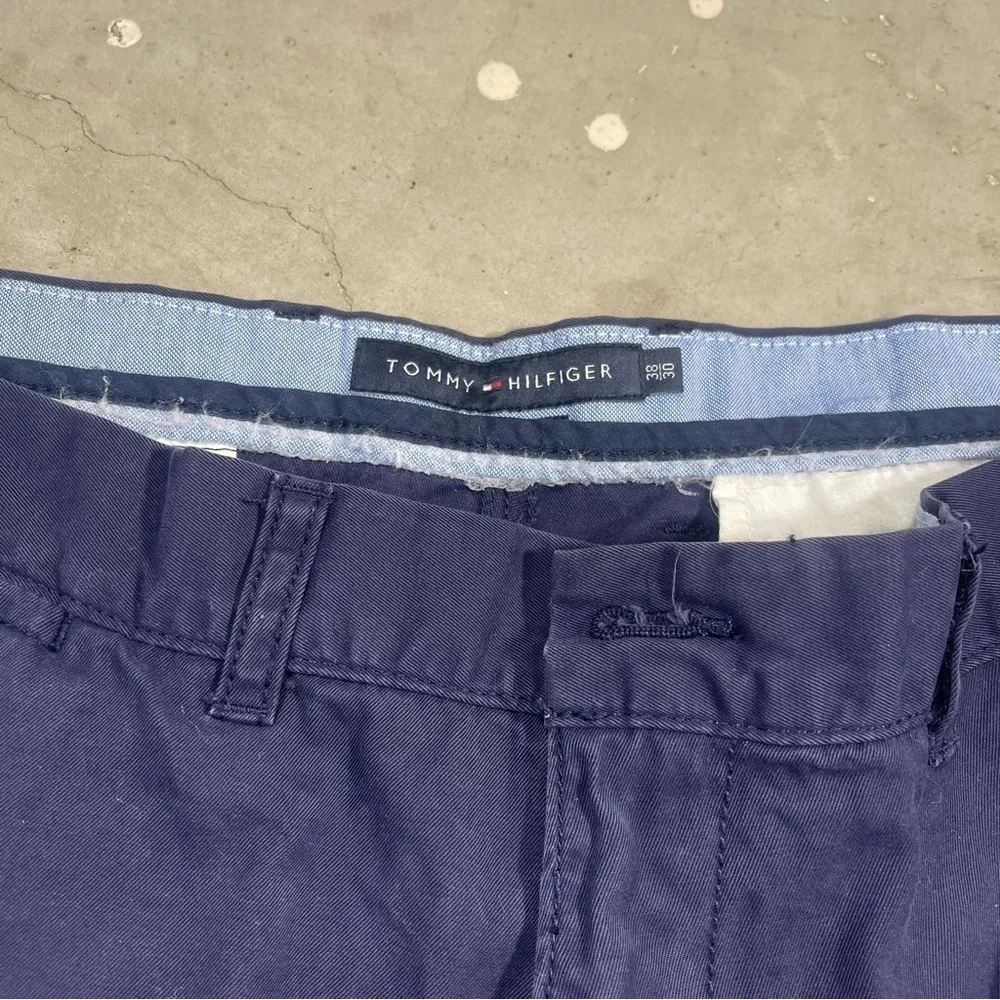 Tommy Hilfiger Men’s Navy Blue Pants 38 X 30‎